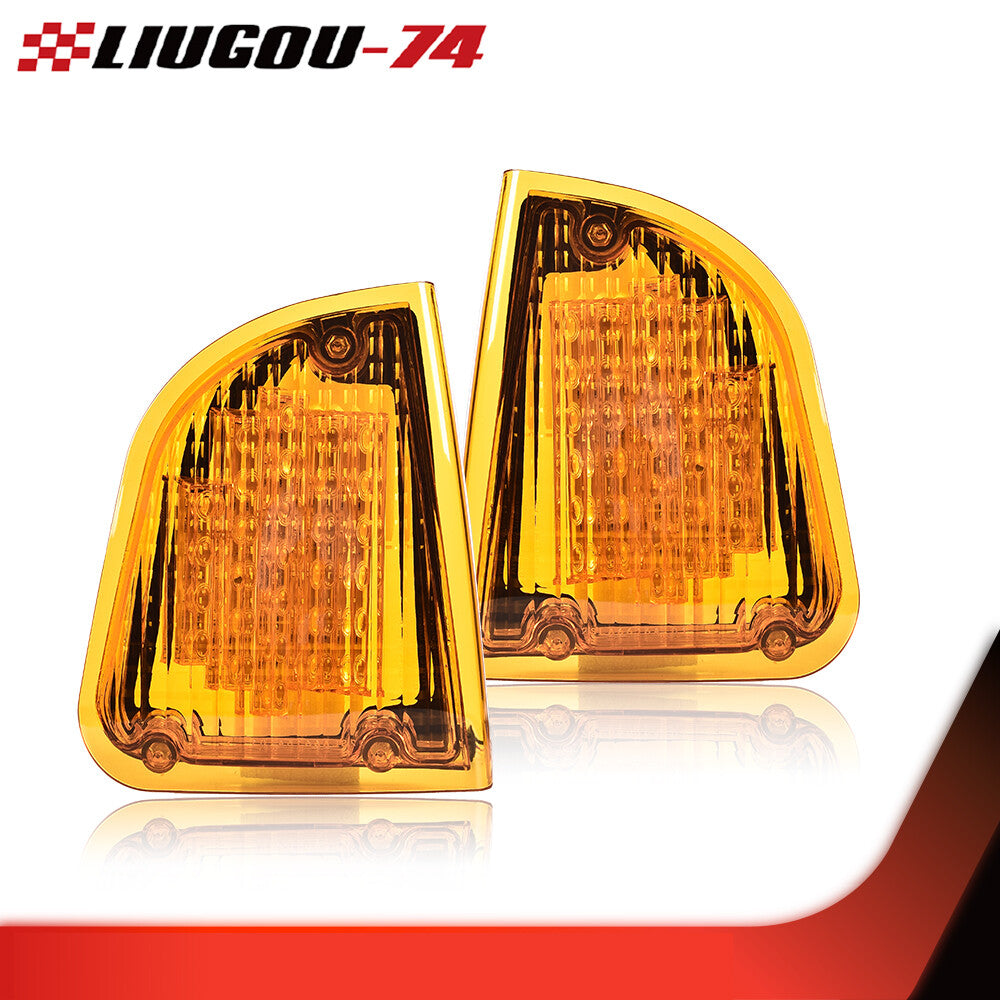 1 Pair of KW for KENWORTH K300 T300 T330 T600 Amber LED Turn Signal Lights (LHRH)