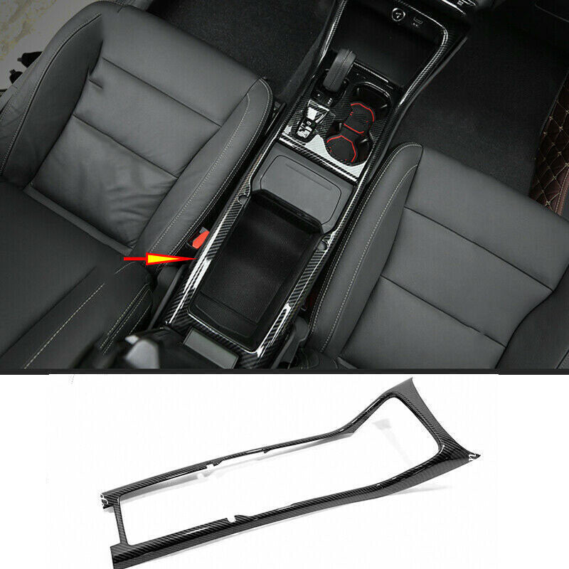 for Volvo XC40 2019-2022 Carbon Fiber ABS Central Console Gear Shift Frame Trim