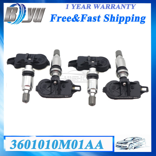 for ChangAn CS95 CS75 CS15 433MHz 4PCS TPMS Tire Pressure Sensor 3601010M01AA
