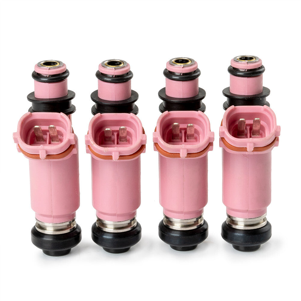 4 x New Pink 565cc Fuel Injectors for Subaru STI WRX Forester 16611-AA370