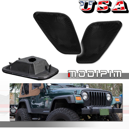 Smoked front fender side marker light kit for 1997-2006 for Jeep for Wrangler TJ