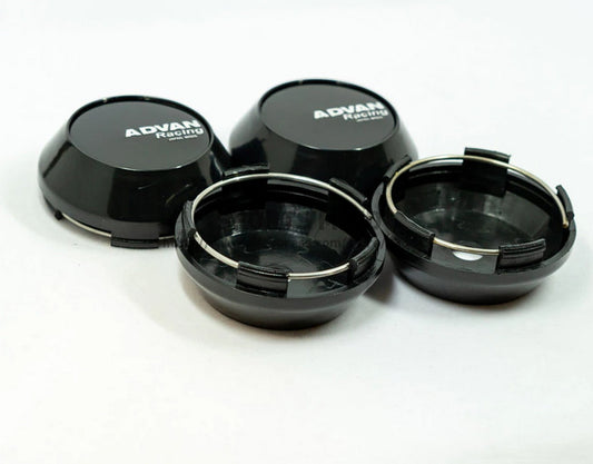 4x68mm Enkei wheel center hubcap rim cap badge silver black