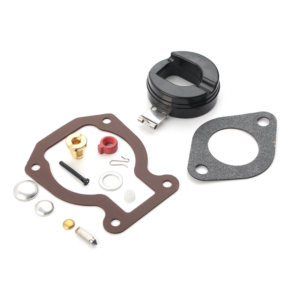 Carburetor Carb Kit w/ Float For Johnson Evinrude 9.9 HP 15 HP 1974-1988 398453