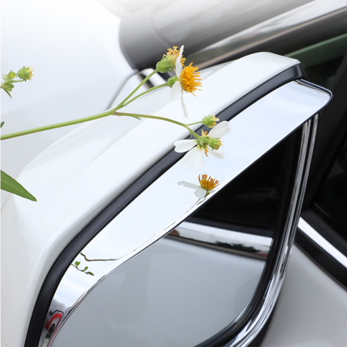 For 2021 2022 for Toyota for Sienna Chrome Side Mirror Rain Eyebrow Cover