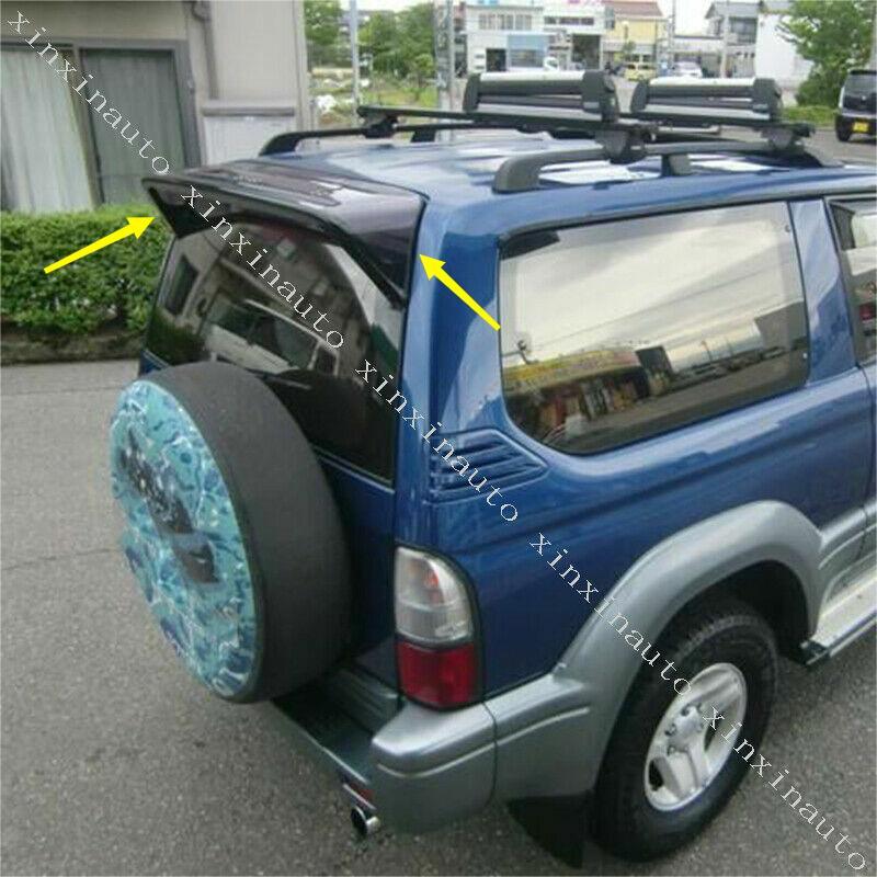 for Toyota Prado FJ90 95 1998-02 Rear Sun Rain Shade Vent Visor Spoiler Cover 1x