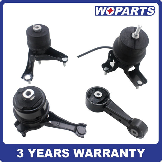 4PC Engine Motor  Trans Mount Set Fit For 2007-17 for Toyota for Camry V6 3.5L For