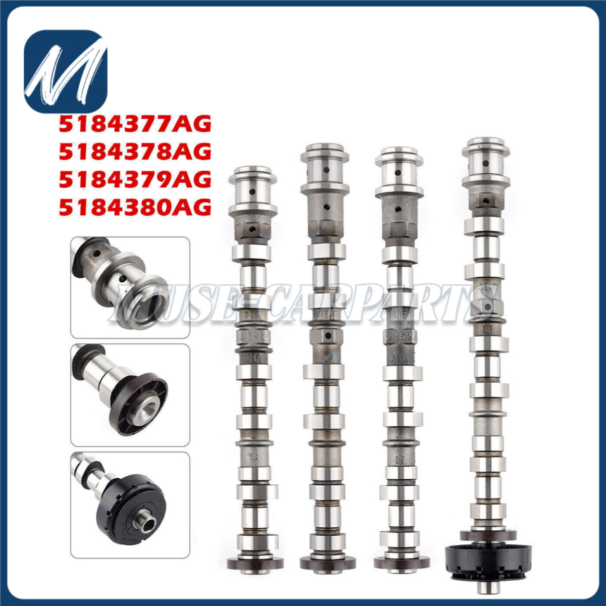 4x Engine Camshaft Exhaust Intake for Dodge for Chrysler for JEEP for Ram 3.6L Pentastar