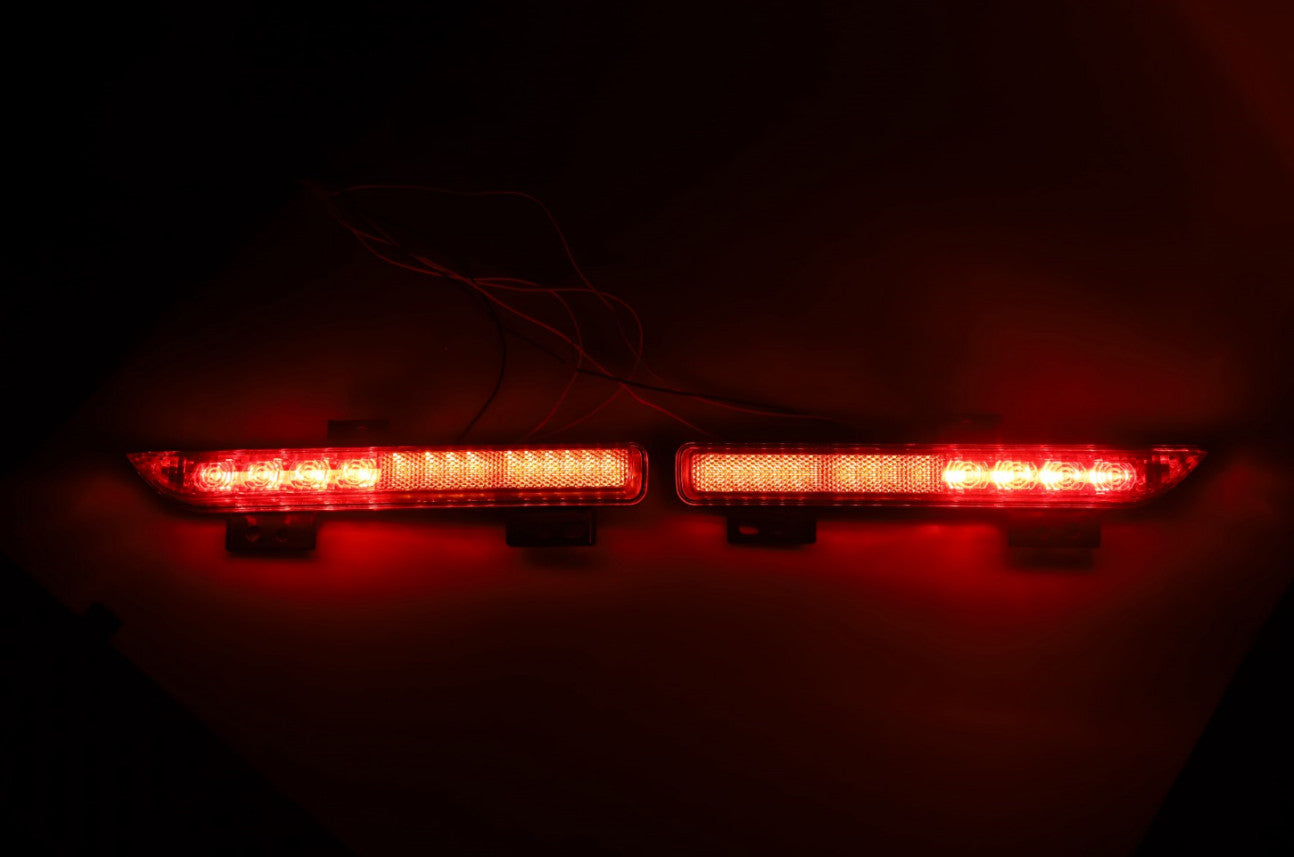 LED Rear Bumper Reflector Fog Brake Turn Indicator Lights for Ford F-150 Series