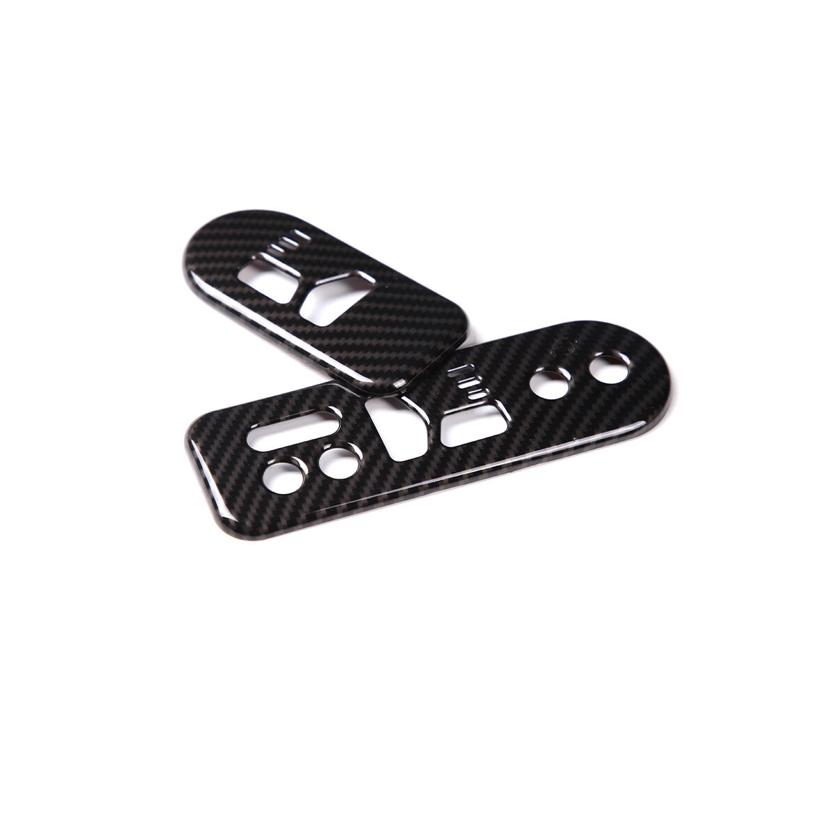 ABS carbon fiber center gear shift frame trim for Toyota Tacoma 11-15