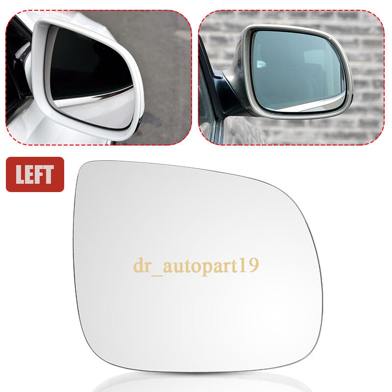 Left Driver Side Door Mirror Glass with Backing Heated fits for AUDI Q5 Q7 2009-2015