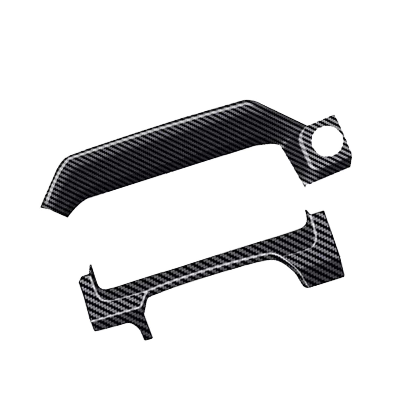 2PCS Carbon Fiber Pattern Gauge Cluster Cover Trim for Toyota Tacoma 2024