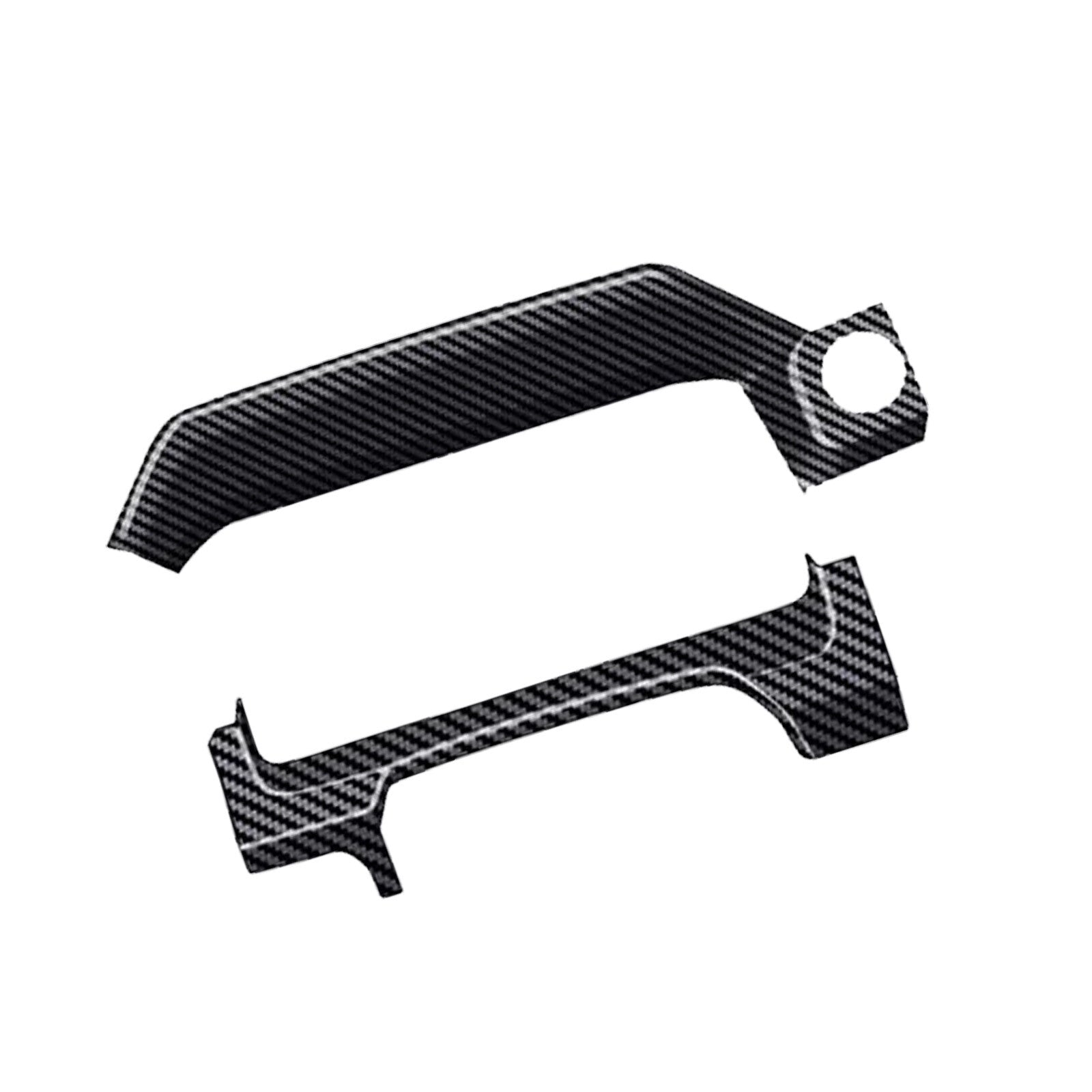 2PCS Carbon Fiber Pattern Gauge Cluster Cover Trim for Toyota Tacoma 2024