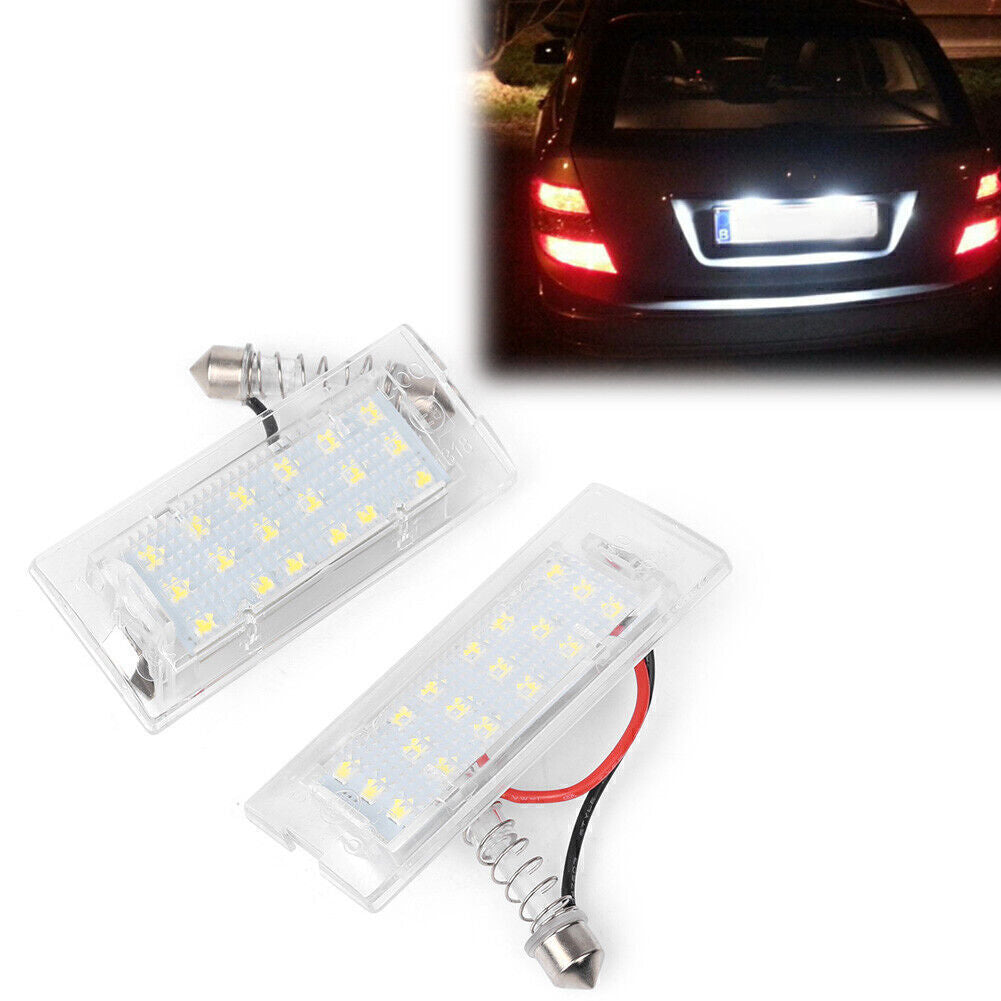 LED License Plate Number Light Lamp Fit for BMW X5 E53 X3 E83 2003-2008 2009 2PCS