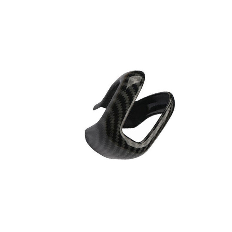 for Volvo S90 2017-2022 Carbon Fiber Console Gear Shift Knob Molding Cover Trim