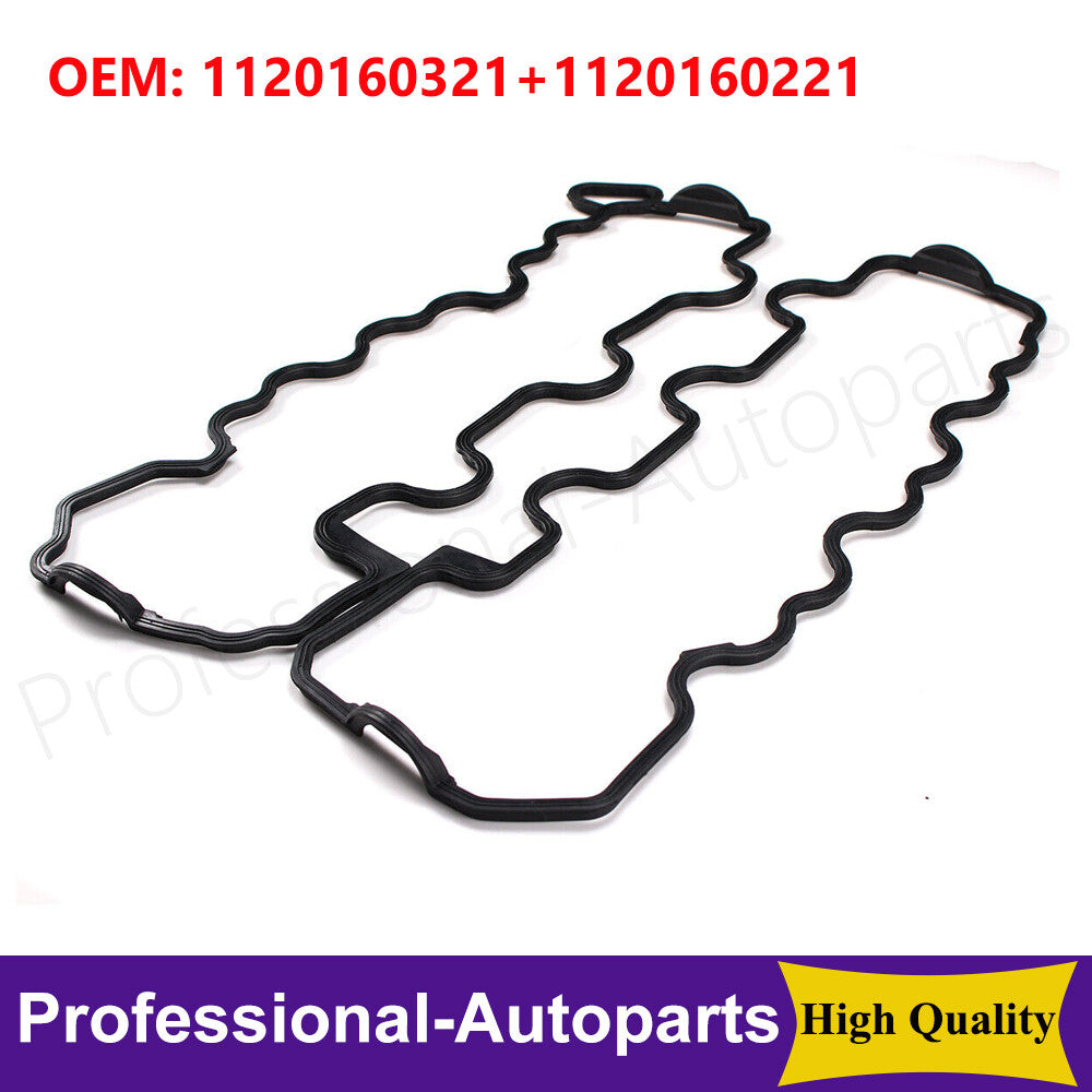 Set of Valve Cover Gasket for Mercedes C240 C320 E280 ML350 W210 2.8L 3.2L V6