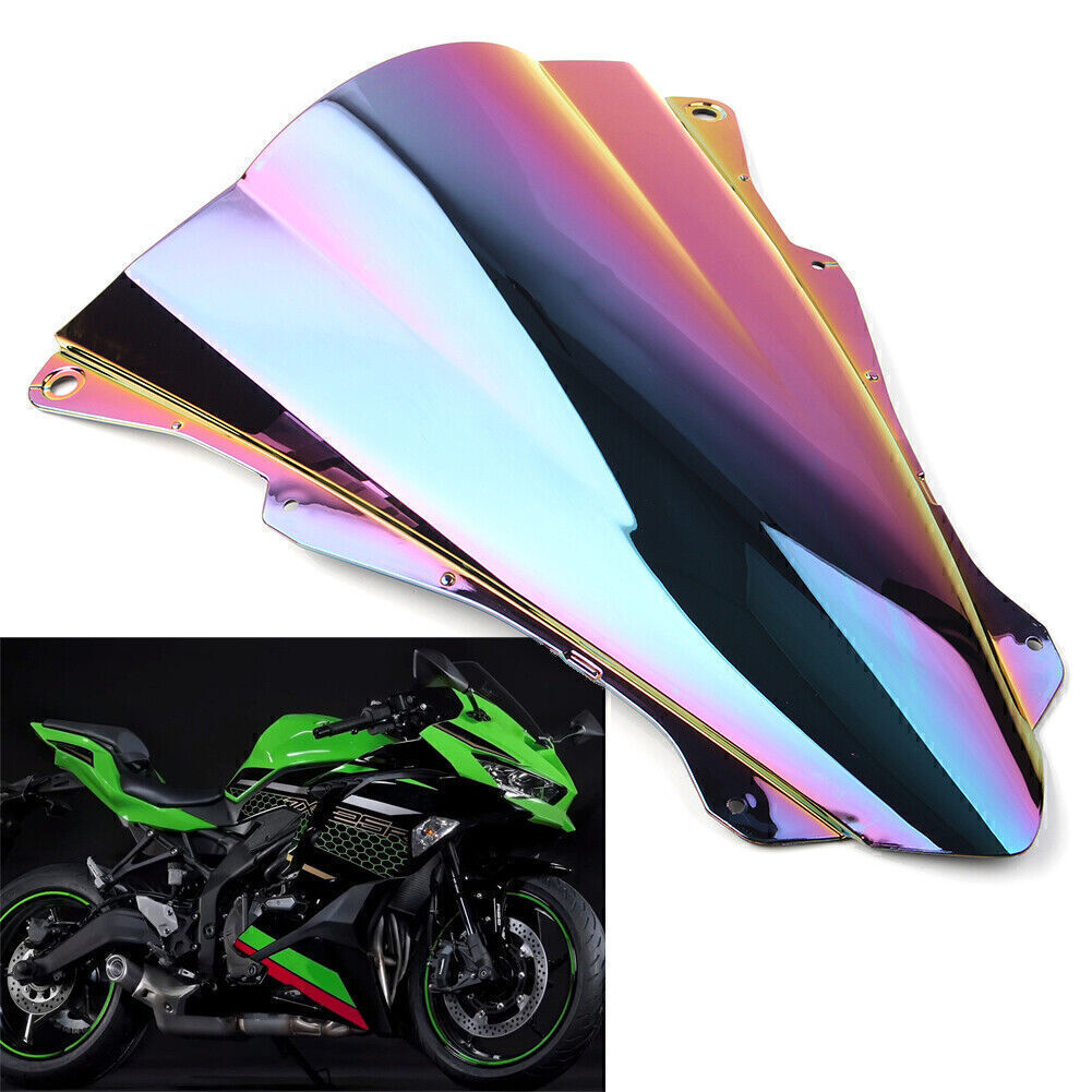 Motorcycle Windshield Windscreen for Kawasaki ZX25R 2020 Deep-Iridium