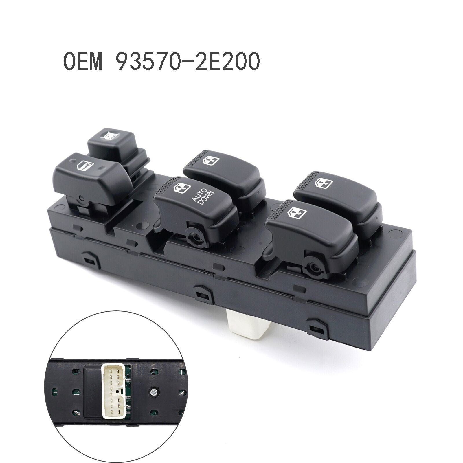 For 2005 for Hyundai for Tucson 1 93570-2E200 Power Window Main Switch Left Driver Side