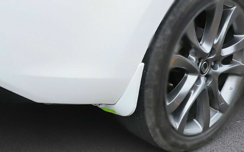 for Mazda 6 Atenza 2017-19 Car White ABS Front Rear Mud Flap Splash Guard Fender