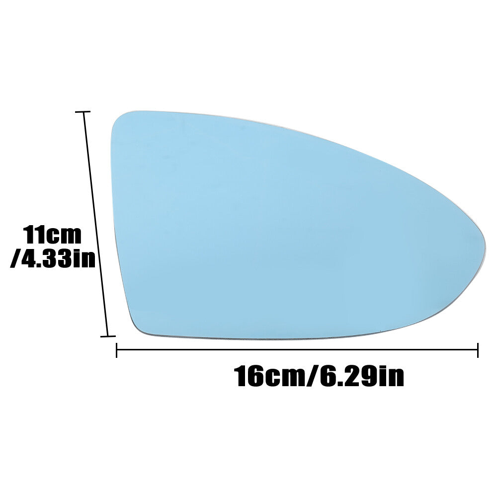 F¨¹r for VW for Golf 7 2014-2018 Spiegelglas Aussenspiegel Spiegel Glas Rechts Blau