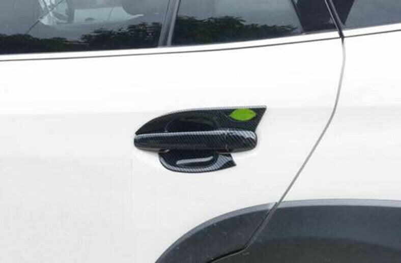 for Subaru Outback 2020-2023 Carbon Fiber Side Door Handle Cover + Bowl Cup Trim