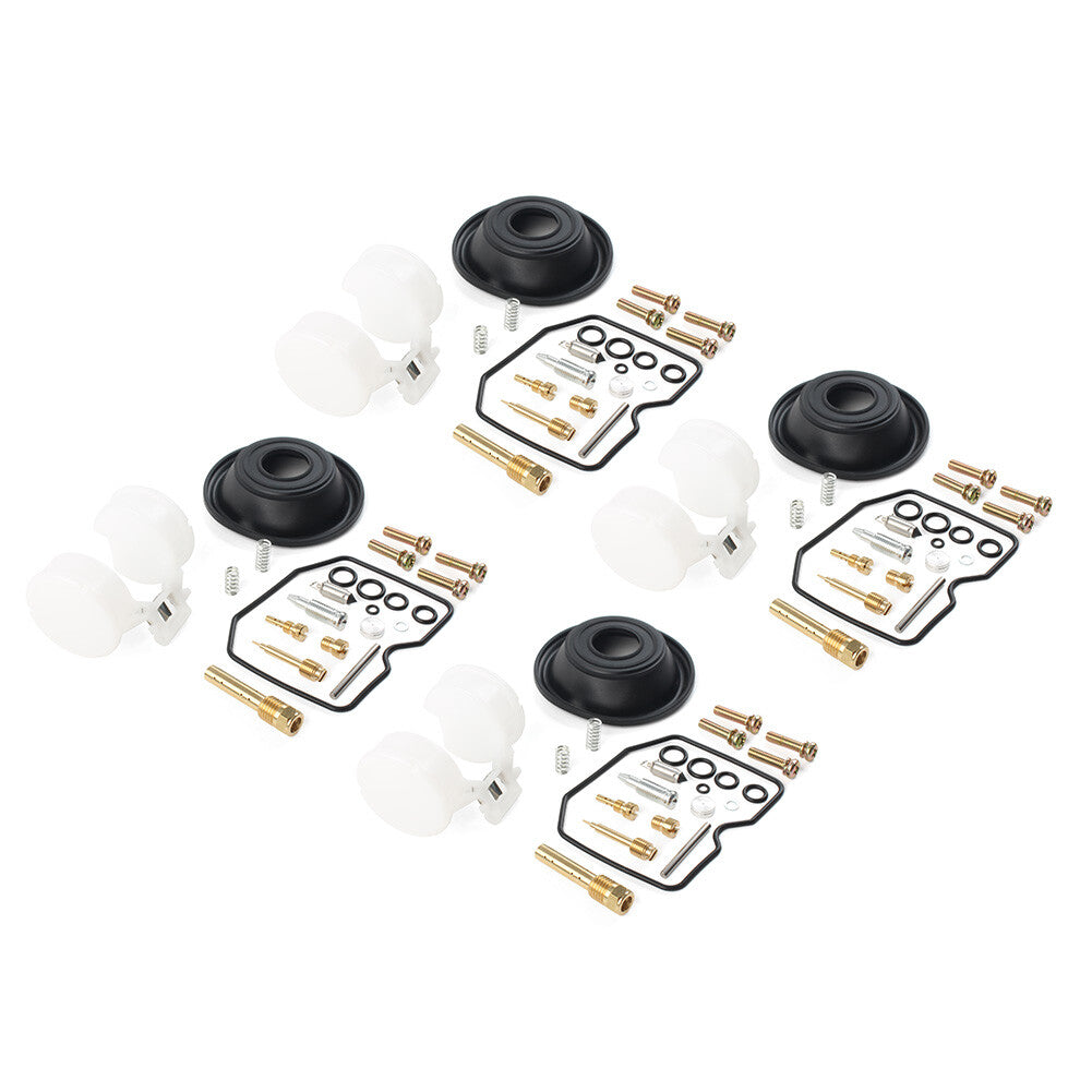 Carburetor Repair Kit Diaphragm Float 4 sets for Kawasaki ZX600 A 1985-1987