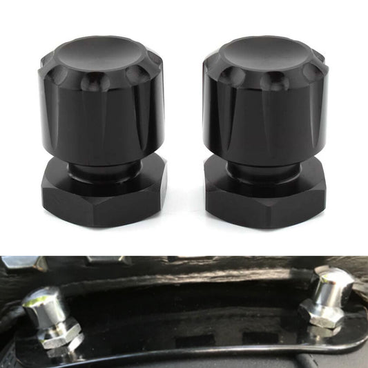 2Pcs Solo Mounting Nuts Bolts for Harley Road King Road Glide Softai Fat Boy