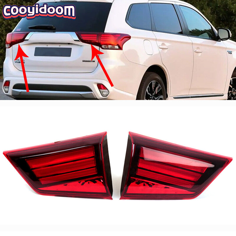 A pair of rear taillights and brake lights are available for the for Mitsubishi Outlander PHEV 2016, 2017, and 2018 models.