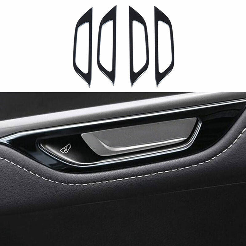 4Black Titanium Inner Door Handle Bowl Frame Trim for Lexus NX250 350 2022-2023