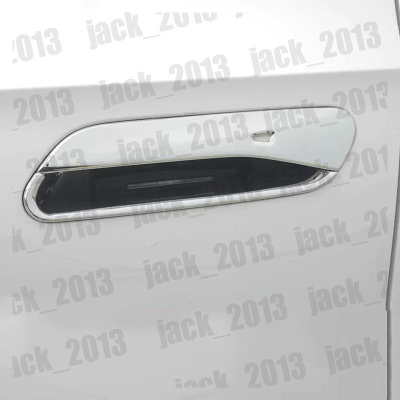 for VW ID.4 ID4 2021-2024 silvery STAINLESS Car Door Side Handle Cover Trim