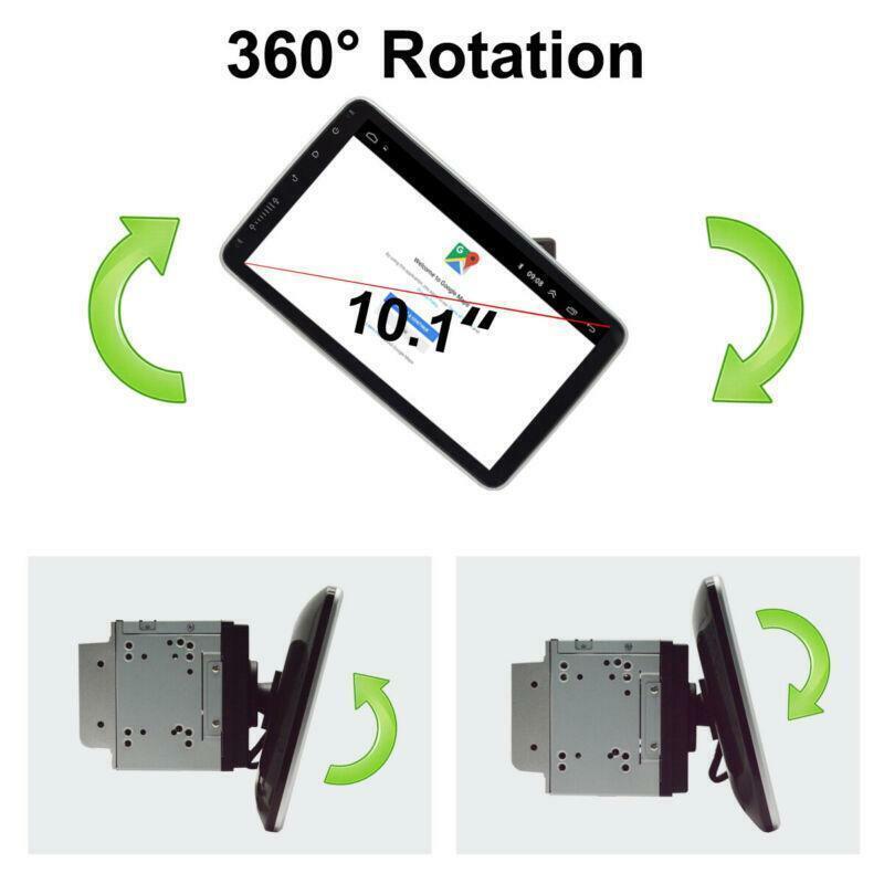 360¡ã Rotation Screen 2 Din 10.1 Android 9.1 Car Multimedia Radio GPS Navigation
