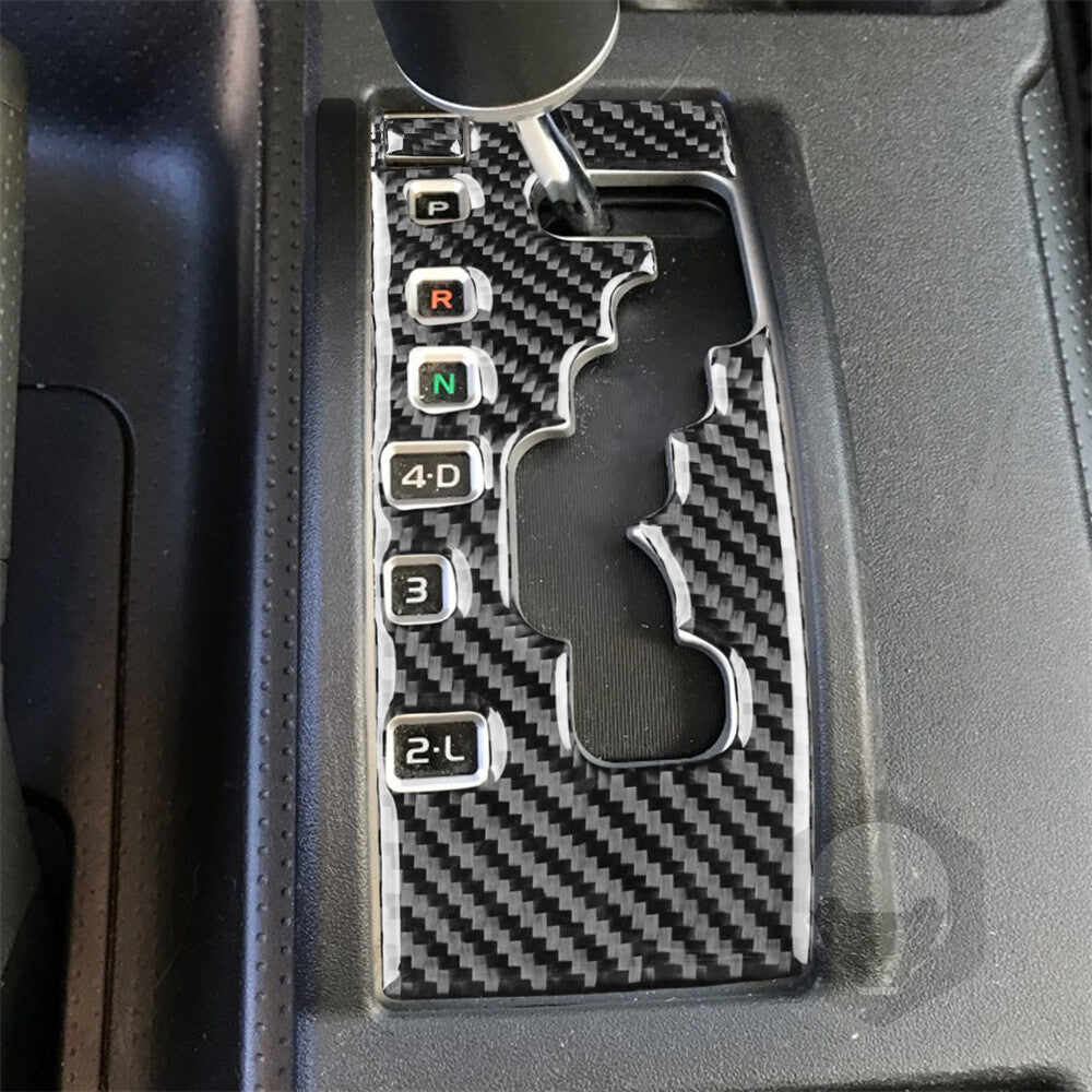 2¡ÁCarbon Fiber Automatic Console Gear Shift Trim For Toyot@ FJ Cruiser 2007-2021