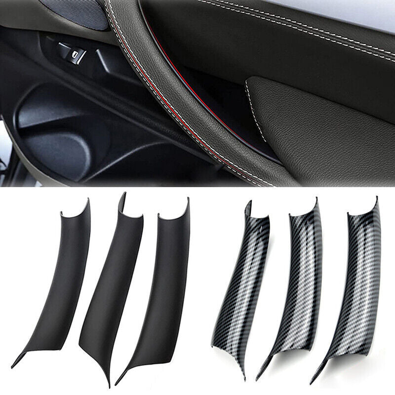 LHD interior handle armrest panel pull cover trim fit for BMW X5 F15 2014-2018