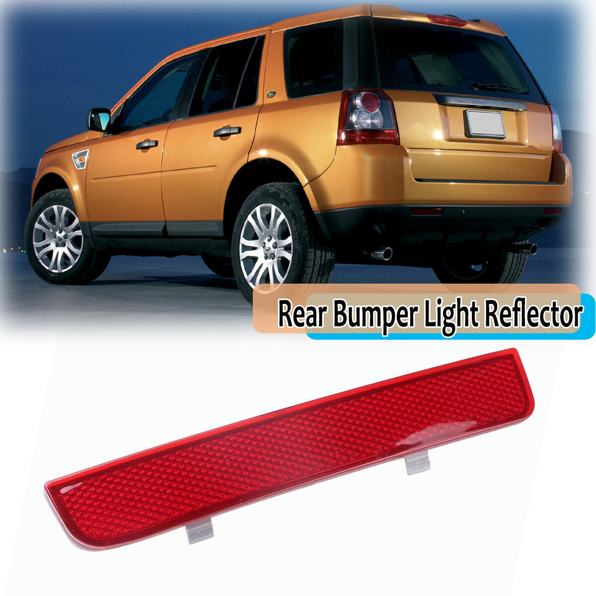 The red reflector on the rear left bumper is suitable for Land Rover LR2 / for Land Rover for Range Rover LR006349
