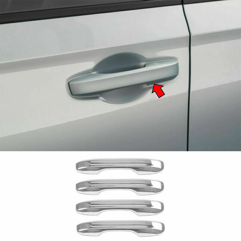 for Honda for Civic 11th 2022-2023 Chrome OutSide Door Handle Decor Cover Trims ABS