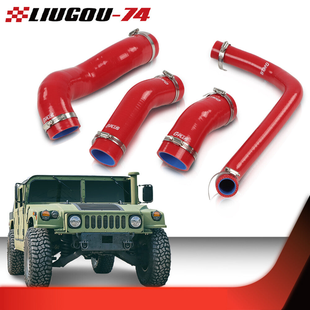 new red radiator hose kit suitable for Hummer 12339160/12339162/12339159/12346