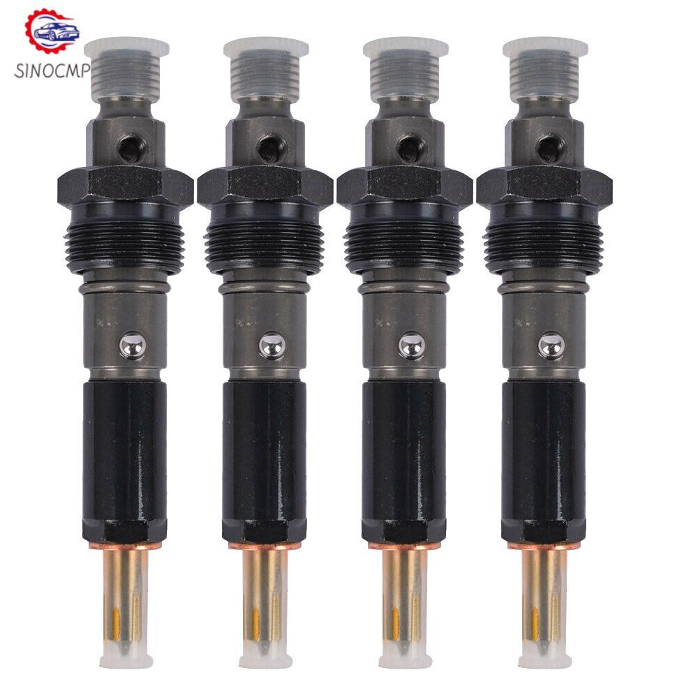 4Pcs Fuel Injectors For Skid Backhoe Case IH Lift Truck 584E 585E 586E J919331