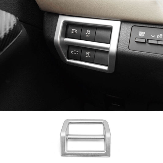 Matte Silver Headlight Switch Control Frame Trim ABS for Toyota for Avalon 2020-2022
