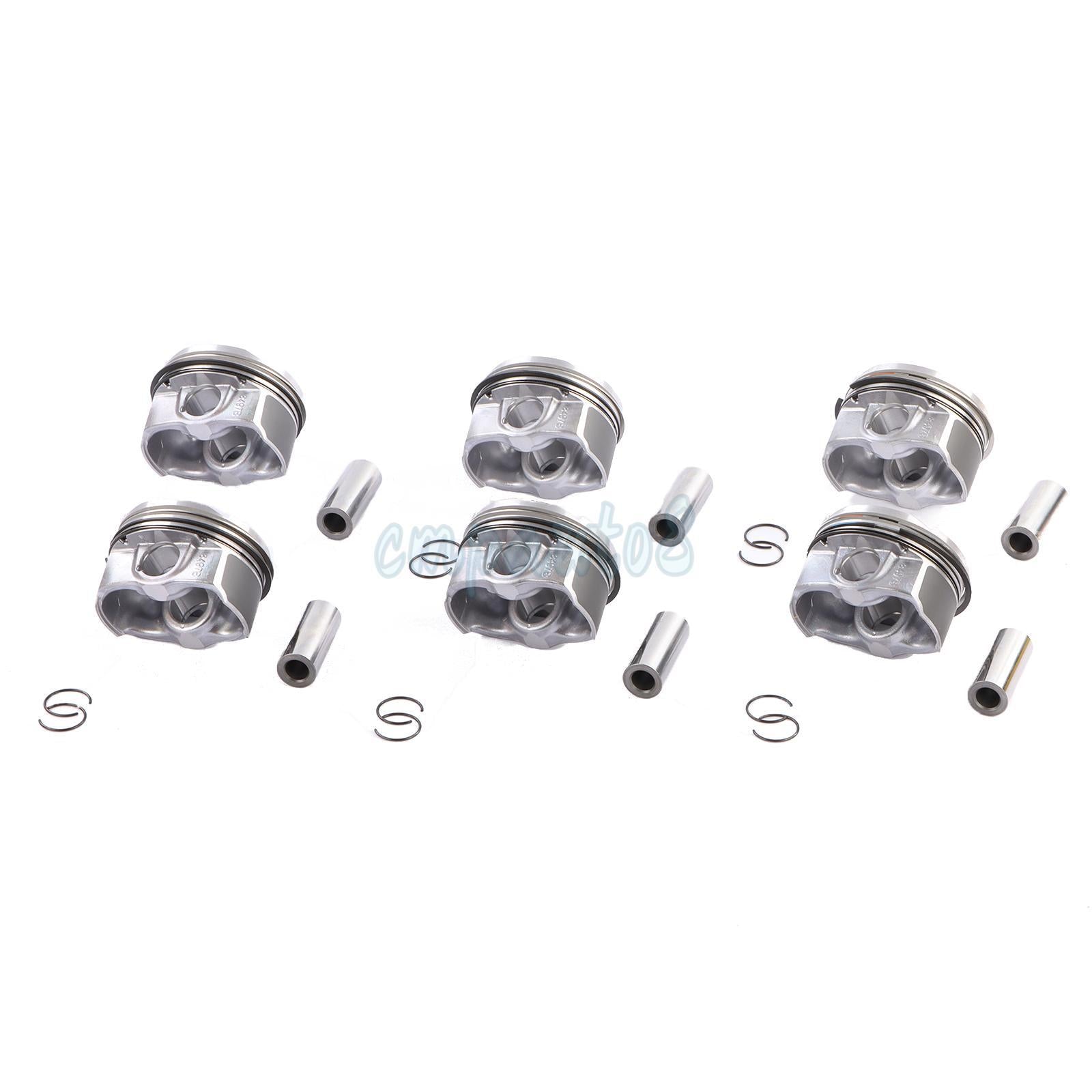 N54B30 ¦µ84mm Pistons w/ Rings Kit for BMW E88 E91 E92 E60 F01 E71 E89 135i 3L L6