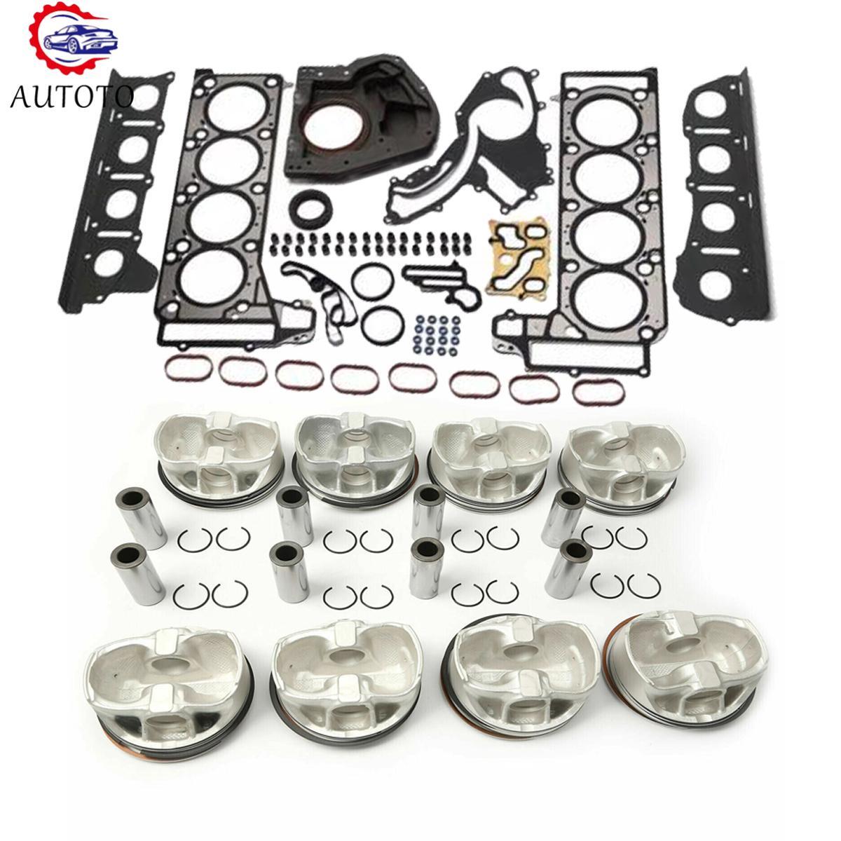 Engine Rebuilding Gasket Seals Kit A2730100814 Pistons Rings for Mercedes-Benz