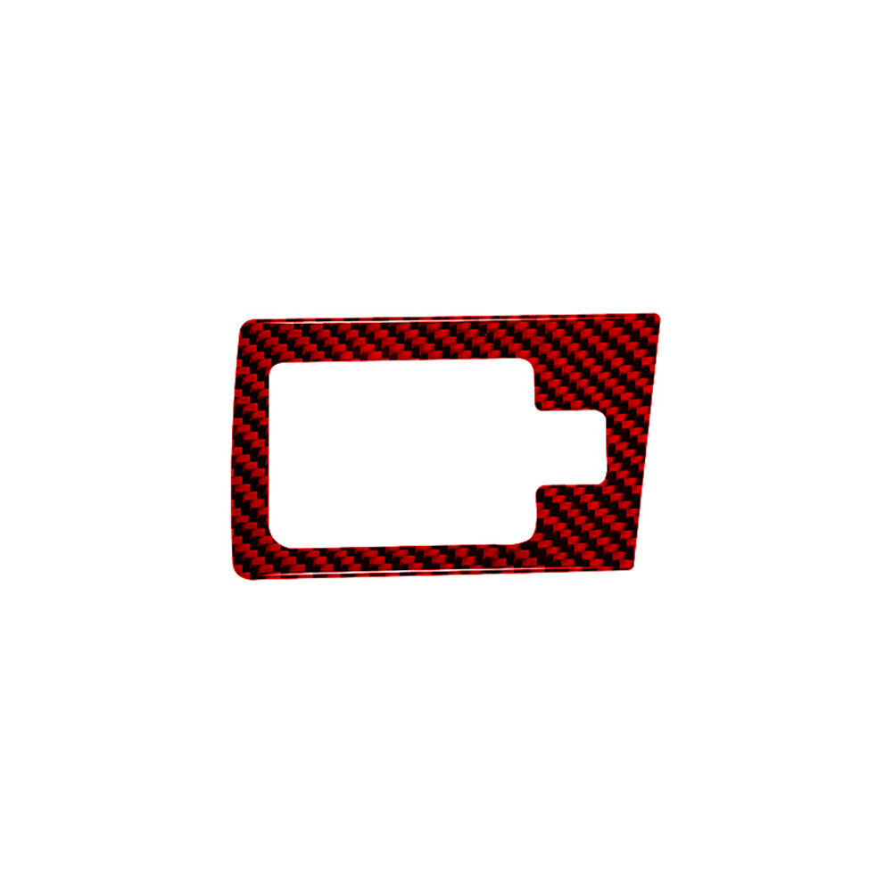 Red Carbon Fiber Speedometer Button Cover Trim for RAM Promaster 2014-2021
