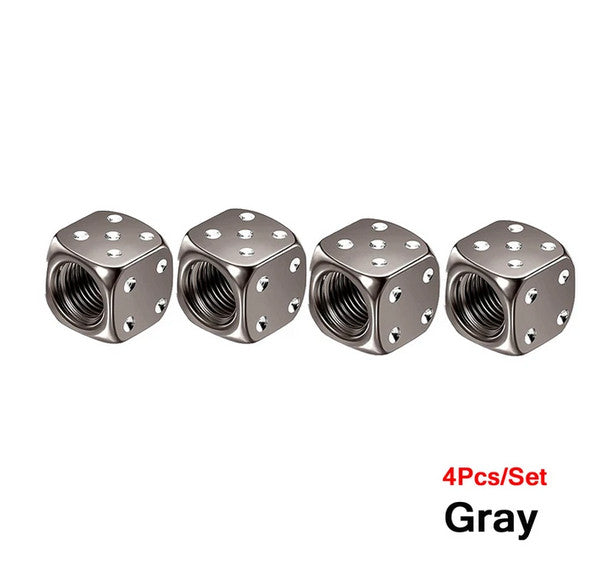 4-piece car tire valve cover rod air dust cover, dustproof and rustproof, red, suitable for BMW .