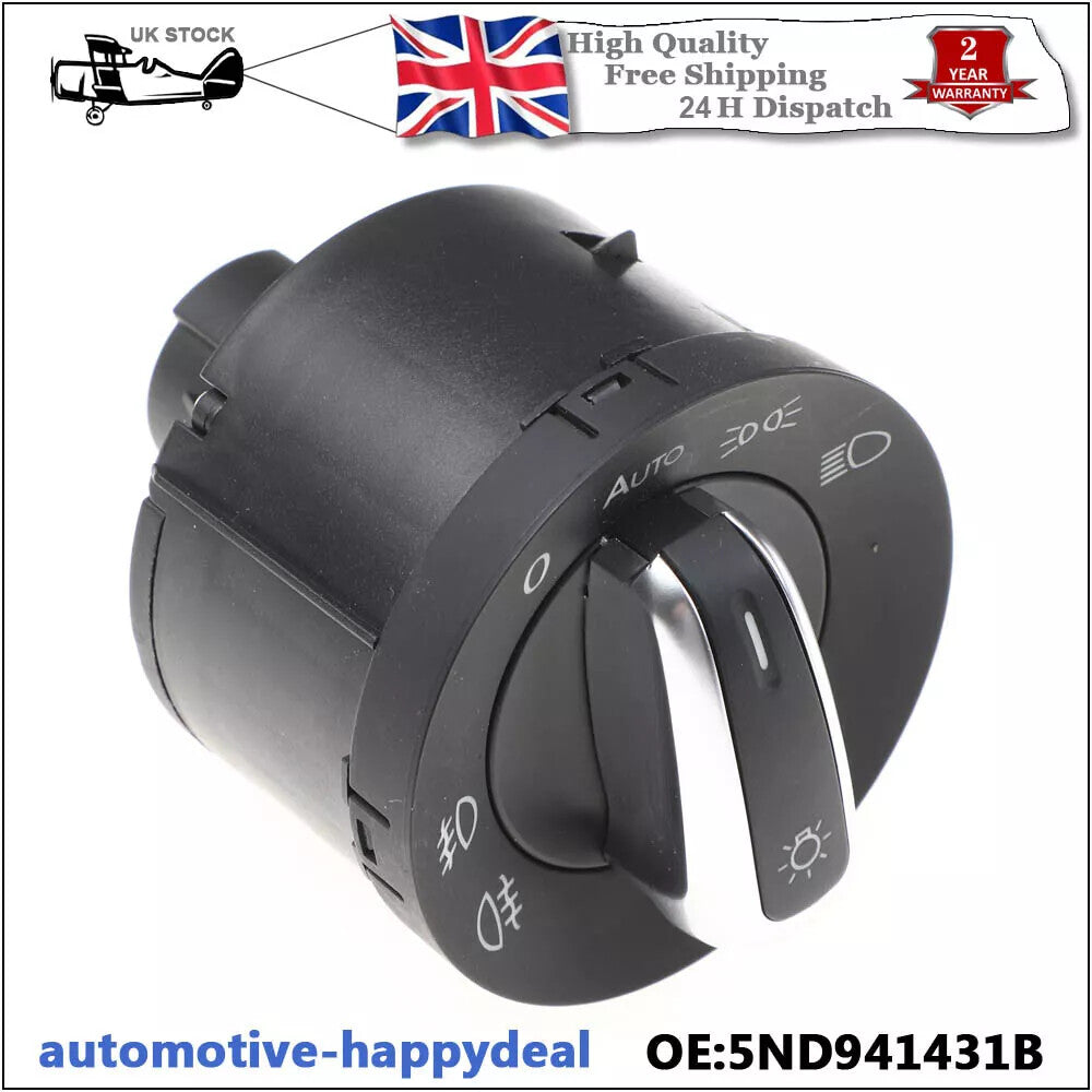 Light Headlight Switch 5ND941431B for VW for Golf 5 GTI MK5 MK6 for Jetta for Passat for Tiguan