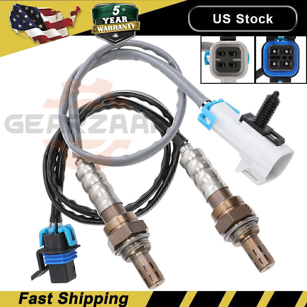 2Pcs Oxygen Sensor O2 Upstream +Downstream Set For 2006-2011 for Chevrolet HHR 2.2L