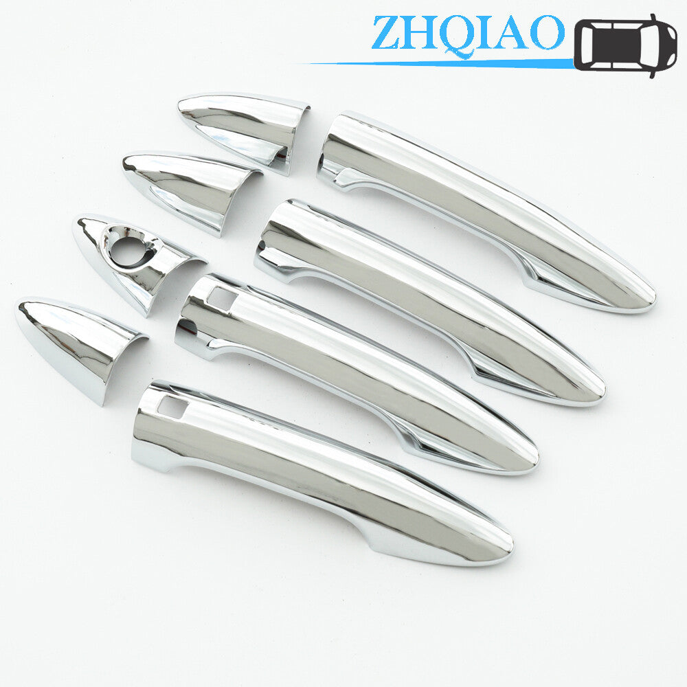 4 Pcs Chrome Door Handle Cover Trim Fits for Kia K2 Rio Sedan 2011-2014