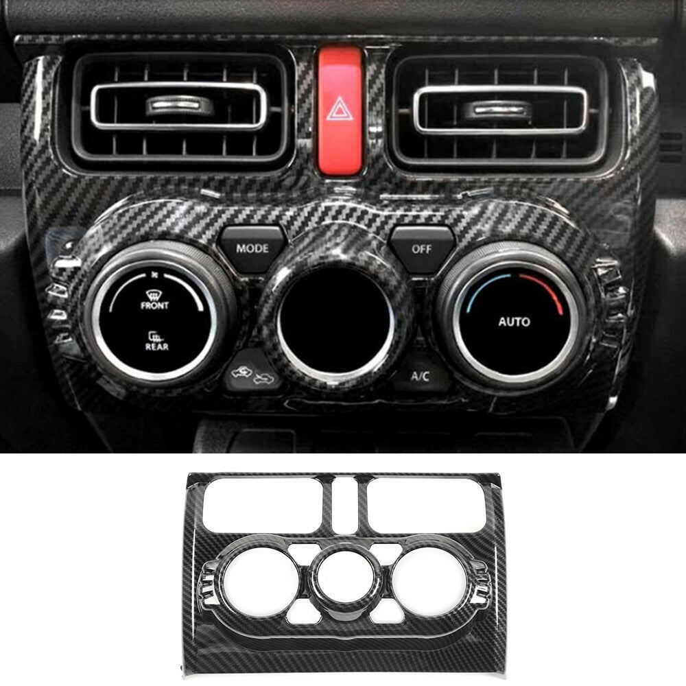 for Suzuki for Jimny 2019+ Automatic Air Condition Vent Outlet Trim ABS Carbon Fiber