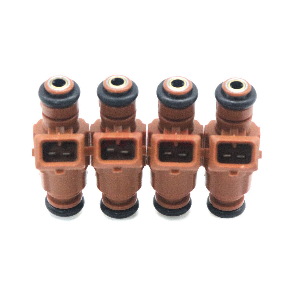 4-pack of new 0280156023 fuel injectors suitable for Saab 9-3 2.0L and for Saab 9-3 2.3L.