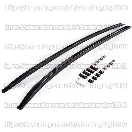for Honda HRV HR-V 2014-2022 2pcs Black Side Roof Rack Rail Aluminum