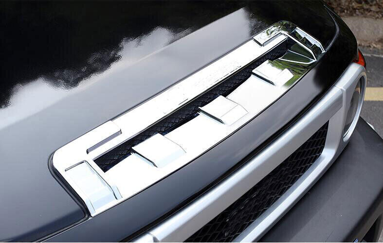for Toyota FJ Cruiser 07-2014 Chrome Front Engine Hood Air Intake Grille Cover