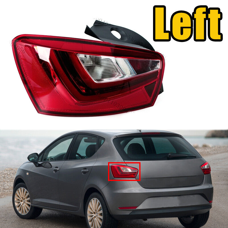 Left for Seat Ibiza 2013 2014-2017 LED Rear Tail Light Assembly Without Bulb