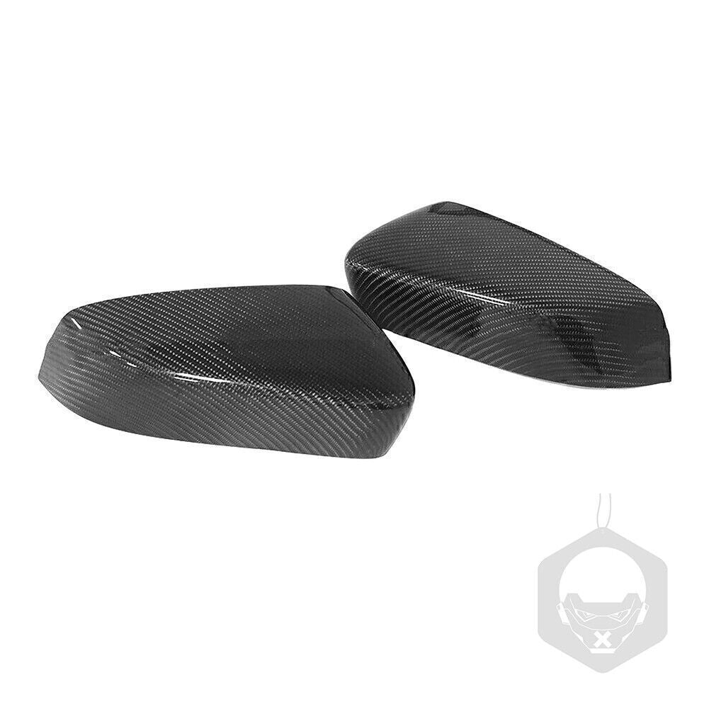 Carbon fiber add-on car side mirror covers for 2009-2013 for Ford for Mustang GT/Coupe.